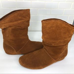 - Steven Madden brown slouchy ankle booties …
